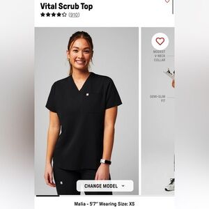 Fabletics Vital scrub top